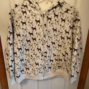 Size Large Women’s Dogs & Bones Zip Up
Hoodie